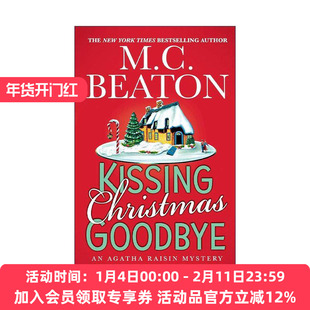 英文原版 Kissing Christmas Goodbye 圣诞吻别 阿加莎·瑞森探案集 英文版 进口英语原版书籍