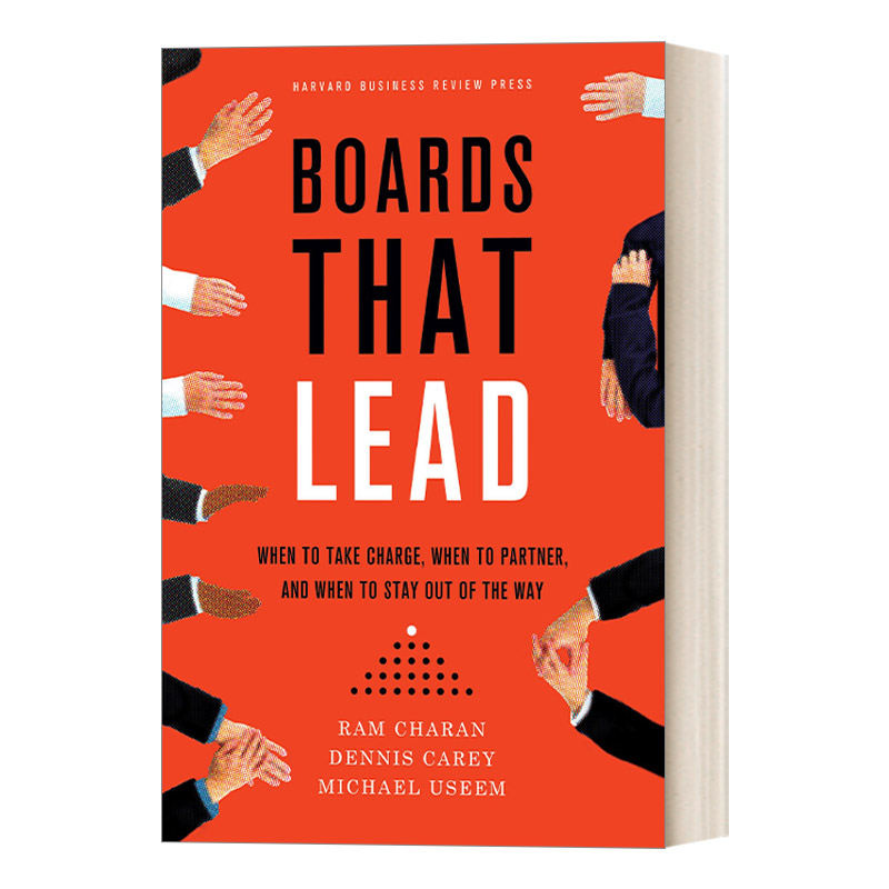 董事会领导力 英文原版 Boards That Lead 变革时代重新定义公司的管理逻辑 哈佛商业评论 Ram Charan 精装 进口英语原版书籍
