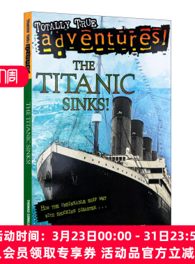泰坦尼克号沉没了 英文原版 The Titanic Sinks A Stepping Stone Book 英文版 进口英语原版书籍