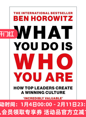 英文原版 What You Do Is Who You Are 你所做即你所是 关于公司文化 本·霍洛维茨Ben Horowitz 创业维艰作者 进口英语原版书籍