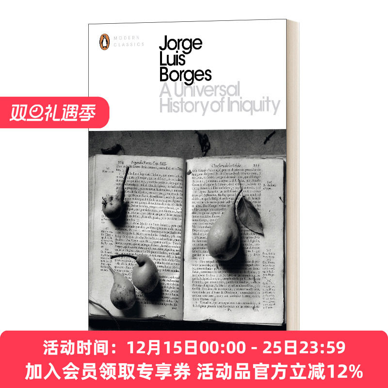 英文原版 A Universal History of Iniquity 恶棍列传 博尔赫斯短篇小说集 现代经典 英文版 进口英语原版书籍