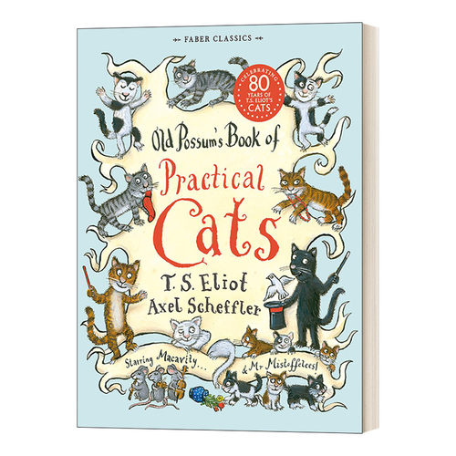 英文原版小说 Old Possum's Book of Practical Cats 擅长装扮的老猫经 80周年纪念版 英文版 进口英语原版书籍