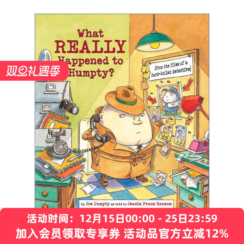 英文原版 What Really Happened to Humpty Nursery-Rhyme Mysteries 童谣之谜系列1 蛋先生发生了什么 儿童章节桥梁侦探故事书
