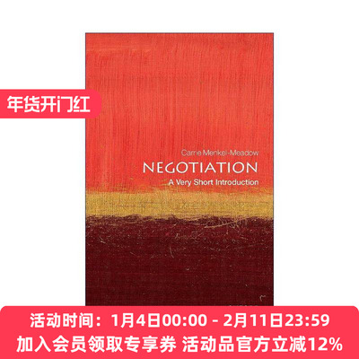 英文原版 Negotiation A Very Short Introduction 协商 牛津通识读本 英文版 进口英语原版书籍