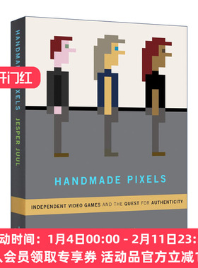 英文原版 Handmade Pixels (The MIT Press) 手作像素：独立游戏与对本真性地追寻 精装 Jesper Juul 英文版 进口英语原版书籍