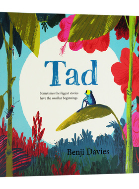 小蝌蚪达德 英文原版 Tad 青蛙达德 本吉戴维斯绘本 Benji Davies 大开本 英文版儿童英语启蒙早教故事书 进口原版书籍