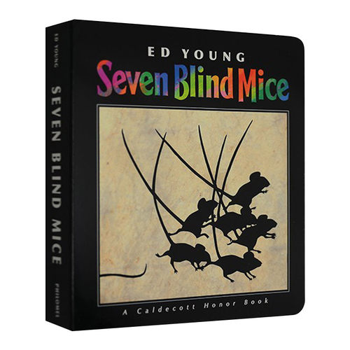 七只瞎老鼠 英文原版 Seven Blind Mice Board Book 英文版