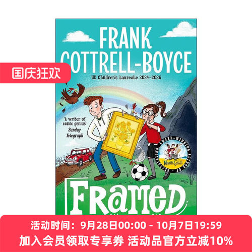 英文原版 Framed 致命框架 儿童幽默故事 Frank Cottrell-Boyce 英文版 进口英语原版书籍