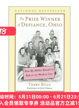 25个词支撑的快乐日子 英文原版 The Prize Winner of Defiance, Ohio 一位母亲靠写广告词抚养10个孩子的故事 影视原著 进口书籍