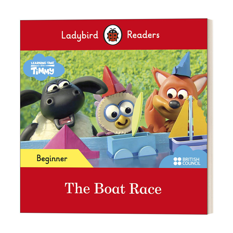 英文原版 First Words with Timmy The Boat Race 小瓢虫分级读物入门级 小小羊提米的划船竞赛 英文版 进口英语原版书籍