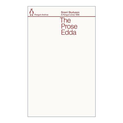 英文原版 The Prose Edda 散文埃达 斯诺里·斯图鲁森 企鹅经典文学90周年纪念系列 英文版 进口英语原版书籍