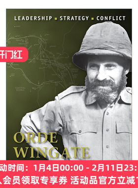 奥德·温盖特 英文原版 Orde Wingate 历史上著名的指挥官系列   插图历史 英文版 进口英语原版书籍