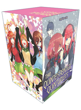 英文原版The Quintessential Quintuplets Part 2 五等分的新娘 8-14卷盒装套装含双面收藏海报 同名动漫漫画 春场葱 进口英语书籍