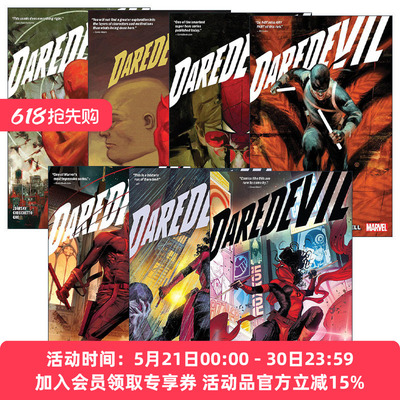 英文原版 Daredevil By Chip Zdarsky系列 7册套装 超胆侠 漫威漫画 夜魔侠 英文版 进口英语原版书籍