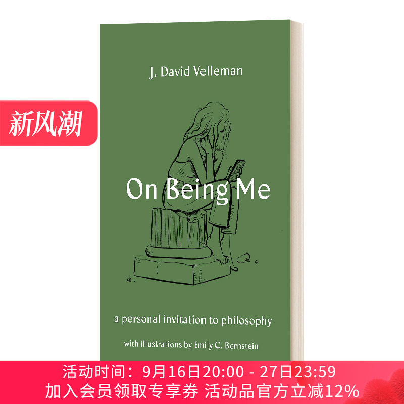 关于我 英文原版  On Being Me 人生重大命题的哲学指南 生而为人 J. David Velleman 精装 英文版 进口英语原版书籍