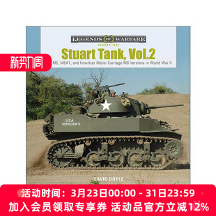 Vol.2 书籍 进口英语原版 M8自行榴弹炮 Stuart Tank 历史 卷二 轻型坦克 英文版 英文原版 精装 M5A1与二战时期