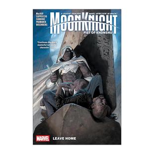 离开家园 Knight Khonshu 英文原版 Leave 卷一 漫威漫画英文版 孔苏之拳 Fist 月光骑士 Home 书籍 进口英语原版 Vol.1 Moon