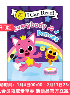碰碰狐 大家一起来跳舞 英文原版 Pinkfong: Everybody Dances! My First I Can Read 英文版 进口英语原版书籍