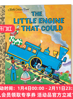 华研原版 英文原版 The Little Engine That Could 小火车头 兰登书屋精装小金书 Little Golden Book 英文版 进口英语原版书籍