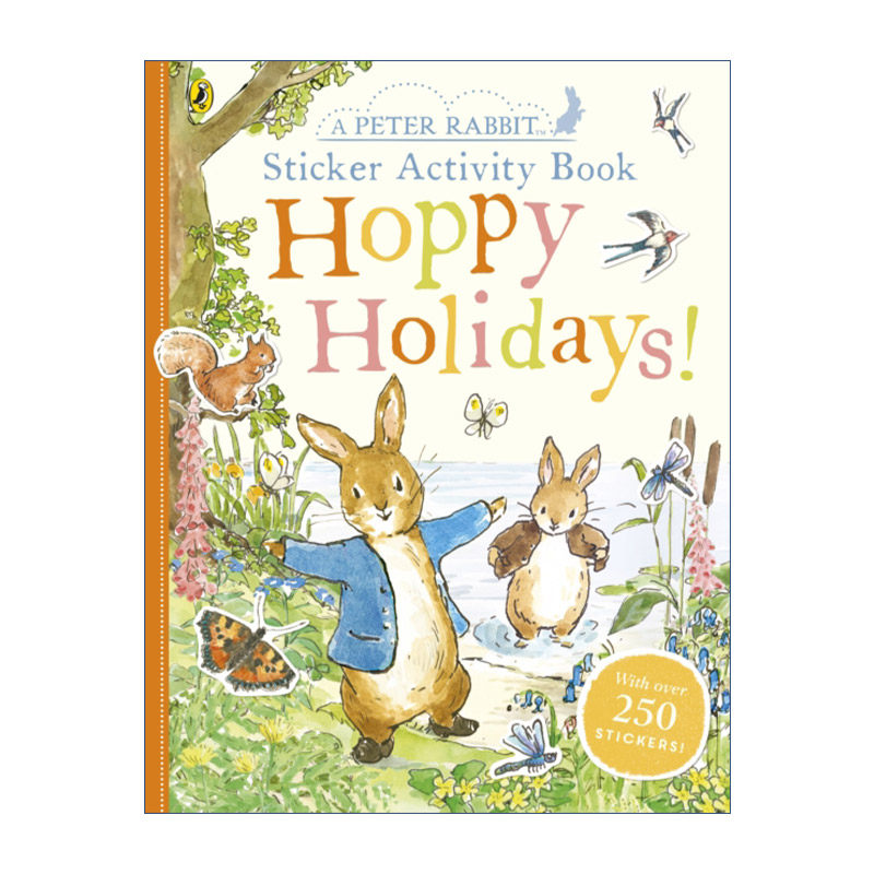 英文原版 彼得兔的故事 夏日假期 Peter Rabbit Hoppy Holidays Sticker Activity Book 贴纸活动书 英文版 进口英语原版书籍 - 实物图