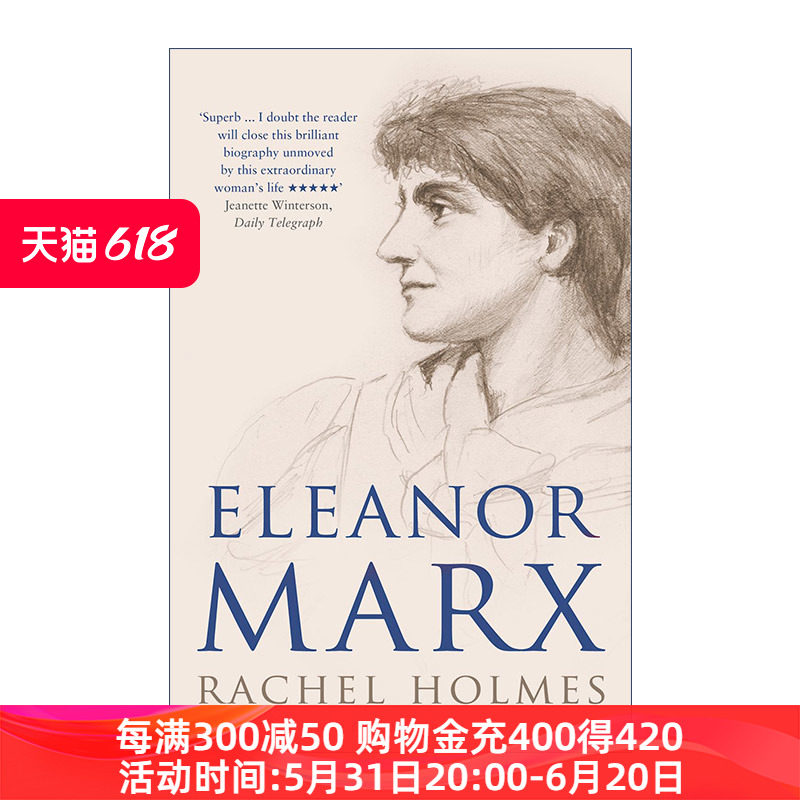 英文原版 Eleanor Marx她这样的一生爱琳娜·马克思传瑞秋·霍姆斯英文版进口英语原版书籍