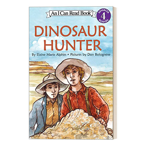 恐龙捕手 英文原版 Dinosaur Hunter I Can Read Level 4分级阅读 英文版 进口英语原版书籍