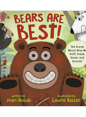 英文原版 Bears Are Best 小熊超级棒 儿童精装绘本 苏斯博士奖得主Laurie Keller 英文版 进口英语原版书籍