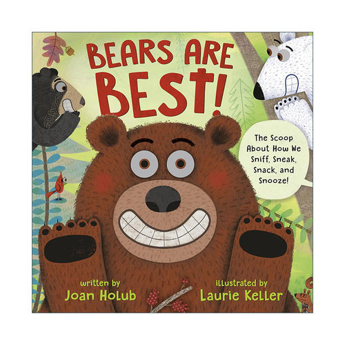 英文原版 Bears Are Best 小熊超级棒 儿童精装绘本 苏斯博士奖得主Laurie Keller 英文版 进口英语原版书籍