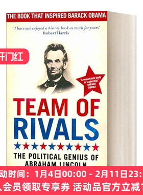 英文原版 Team of Rivals 林肯与劲敌幕僚 林肯传记 英文版 进口英语原版书籍