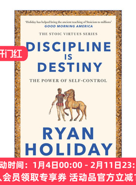 自律决定命运  英文原版 Discipline Is Destiny 自我控制的力量 瑞安·霍利迪 英文版 进口英语原版书籍