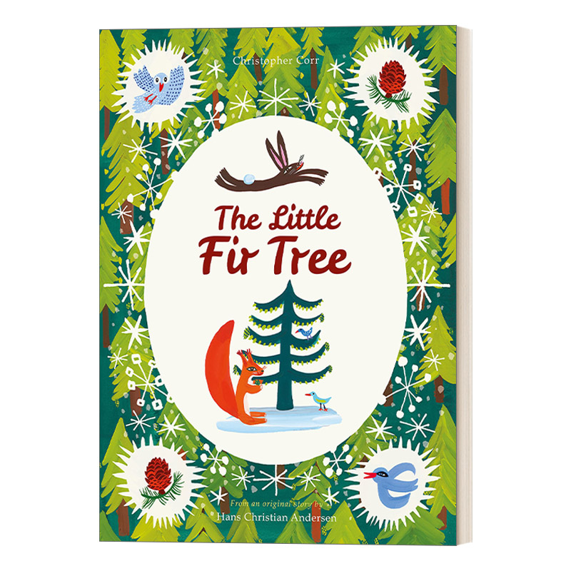 小杉树 英文原版 The Little Fir Tree 改编自安徒生童话故事 英国插画师Christopher Corr 英文版 进口英语原版书籍