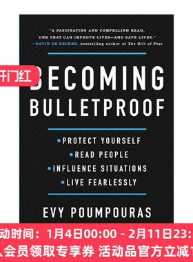 刀枪不入 英文原版 Becoming Bulletproof 提升心理素质面对各种挑战 精装 前特勤局特工Evy Poumpouras 英文版 进口英语原版书籍