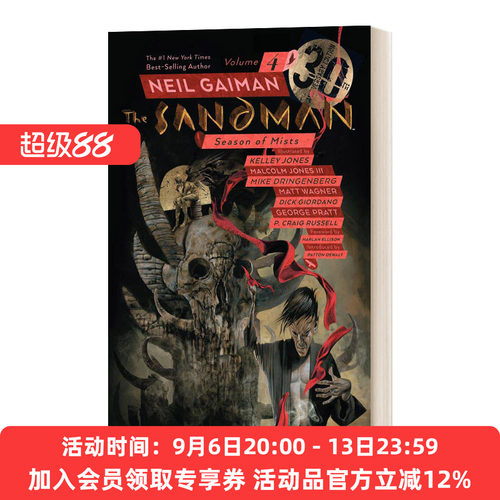 英文原版 The Sandman Vol. 4 Season of Mists - 30th Anniversary Edition 睡魔4 迷雾季节 30周年纪念版 英文版 进口英语书籍
