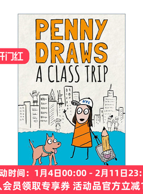 英文原版 Penny Draws a Class Trip 佩妮画了幅班级旅行画 儿童小说 精装 谎言游戏作者Sara Shepard 英文版 进口英语原版书籍