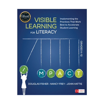 读写能力可视化学习  英文原版 Visible Learning for Literacy Grades K-12 K-12年级阶段 提升学习的实践方法 英文版 进口书籍