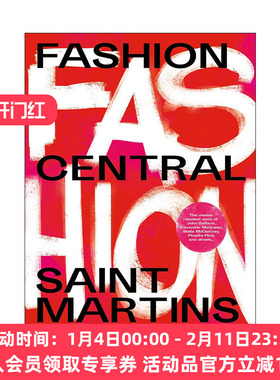 英文原版 Fashion Central Saint Martins 伦敦中央圣马丁学院 服装设计时尚 英文版 进口英语原版书籍