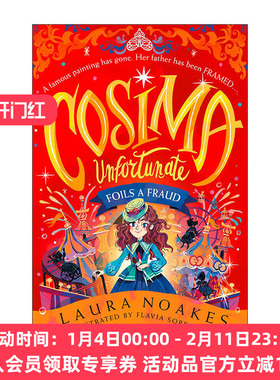英文原版 Cosima Unfortunate Foils a Fraud 不幸少女柯西玛系列2 挫败骗局 儿童插画冒险故事书 英文版 进口英语原版书籍