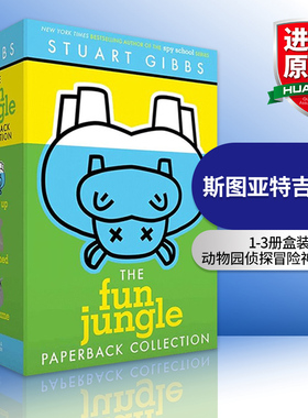 英文原版 The FunJungle Paperback Collection 1-3册盒装 斯图亚特吉布斯 英文版 进口英语原版书籍