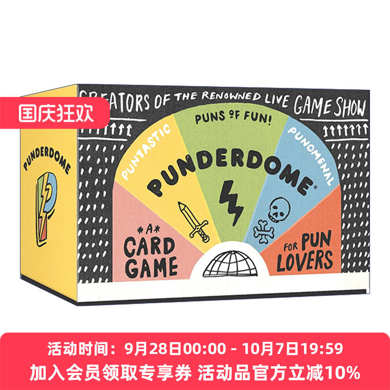 英文原版 Punderdome 双关语爱好者的纸牌游戏 单词学习 英文版 进口英语原版书籍