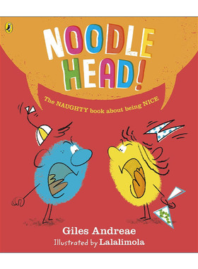 英文原版 Noodle Head 傻瓜大战 Giles Andreae儿童友谊教育绘本 英文版 进口英语原版书籍