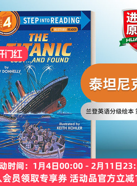 英文原版 Step Into Reading 4 - The Titanic Lost and Found 泰坦尼克号 英文版 进口英语原版书籍