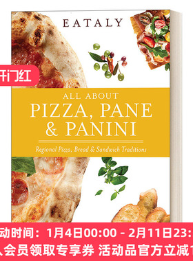 英文原版 Eataly All About Pizza Pane Panini 关于比萨 窗格和帕尼尼的一切 餐饮鼻祖 精装食谱 英文版 进口英语原版书籍