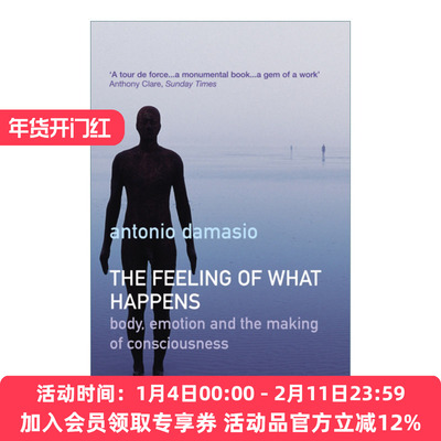 英文原版 The Feeling Of What Happens 感受发生的一切 意识产生中的身体和情绪 安东尼奥·R.达马西奥 英文版 进口英语原版书籍