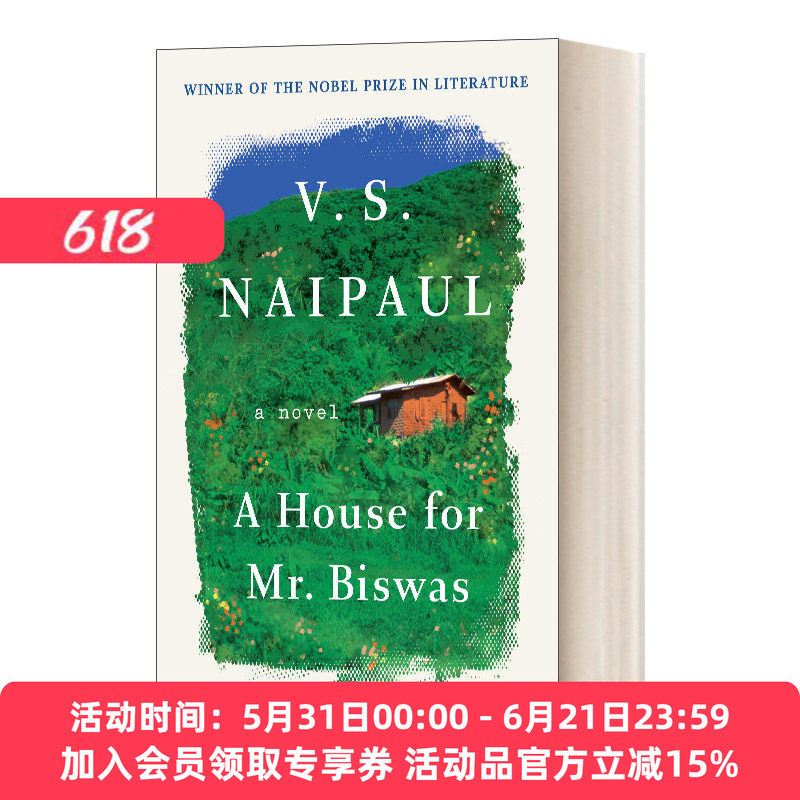英文原版 A House for Mr. Biswas A Novel 毕司沃斯先生的房子 Naipaul奈保尔 诺贝尔文学奖得主作品 英文版 进口英语原版书籍