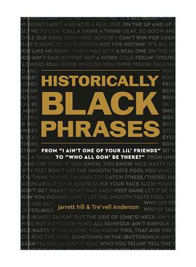 英文原版 Historically Black Phrases 历史上的黑人短语汇编 有色人种促进协会形象奖 语言学 精装 英文版 进口英语原版书籍