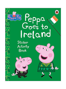 英文原版 Peppa Pig Peppa Goes to Ireland Sticker Activity 小猪佩奇去爱尔兰 贴纸活动书 英文版 进口英语原版书籍