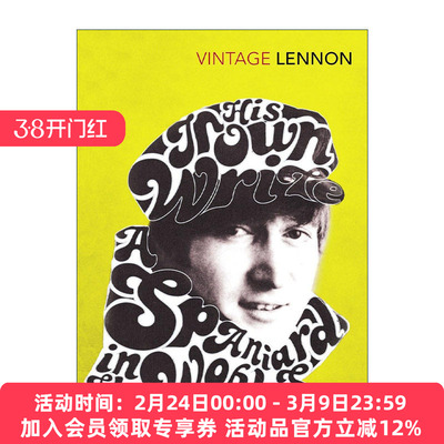 英文原版 In His Own Write & A Spaniard in the Works 约翰列侬书画集 英文版 进口英语原版书籍