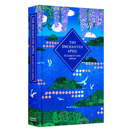 英文原版 The Enchanted April 情迷四月天 伊丽莎白·冯·阿尼姆 Vintage经典收藏系列 精装刷边 英文版 进口英语原版书籍