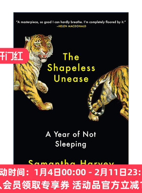 英文原版The Shapeless Unease我睡不着的那一年 2024布克奖得主萨曼莎·哈维 献给无眠者的治愈之书 拥抱无形的不安传记 进口书籍