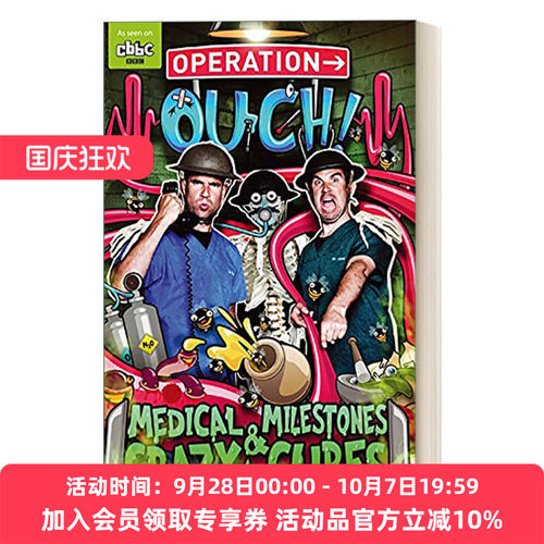 英文原版 Operation Ouch Medical Milestones and Crazy Cures 医学里程碑和疯狂疗法 英文版 进口英语原版书籍